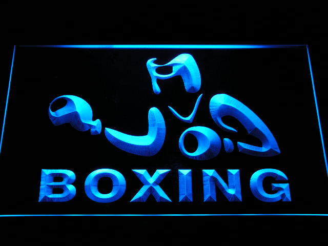 Boxing Game Fight Club Bar Beer Neon Light Sign